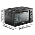 thumbnail image 7 of Toaster Oven - Stainless Steel: Countertop Small Toaster, 4-Slice with 8 Smart Cooking Functions and 3 Flexible Rack Positions, 7 of 7
