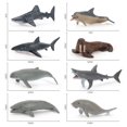 thumbnail image 2 of Juego de figuras de animales marinos, 32 piezas, juguetes realistas de vida marina para niños, 2 of 2