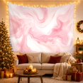 thumbnail image 3 of Pink Marble Swirls Across Soft Fabric, Dreamy Abstract Style for Abstract Art Fans, Aesthetic Wall Decor, Housewarming Gift, Tapestry Wall Hanging for Bedroom and Dorm, 3 of 7