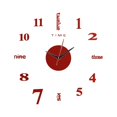 thumbnail image 2 of Pompotops Clearance Sales Frameless DIY Wall Mute Clock Mirror Sticker Home Office Decor, 2 of 5
