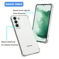 thumbnail image 4 of TakFox For Samsung Galaxy S22/S22 Plus Case, Shockproof Rugged Full Protection Soft TPU Bumper Clear Case Shell Ultra-Thin Slim Fit Flexible Rubber Anti-Scratch Cover, 4 of 7