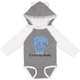 thumbnail image 3 of Inktastic I Love my Daddy Elephant Blue Boys Long Sleeve Baby Bodysuit, 3 of 5