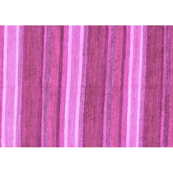 Ahgly Company Indoor Rectangle Abstract Purple Modern Area Rugs, 2' x 5'