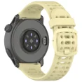 thumbnail image 1 of Silicone Watch Strap For COROS PACE 3/APEX 46mm/APEX Pro Band For COROS APEX 2 Pro Breathable Sport Bracelet 22mm Watchbands Yellow For COROS PACE 2, 1 of 6