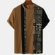 thumbnail image 1 of Camisa a rayas Vintage para hombre, camiseta informal de manga corta, jersey de estilo Simple, sudadera de gran tamaño, Tops sueltos, Verano, 1 of 4