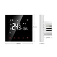 thumbnail image 3 of Controlador de temperatura WIFI Tuya Ajuste de sincronización de temperatura programable sema MABOTO Termostato, 3 of 7