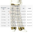 thumbnail image 5 of JOANKDMI Tween Girls Plaid Pajama Size 11-12 Pants Warm Fleece Fuzzy Lounge Bottoms Winter Thick Sleepwear Elastic Waist Comfy Cold Weather Relaxed Fit Sleep Trousers Home, 5 of 5