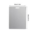 thumbnail image 3 of Price cut Stainless Steel Cutting Board Stainless Steel Kitchen Cutting Board Cutting Edge Hygienic Durability Food Grade, Home Use, Non-slip, 3 of 3