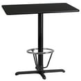 thumbnail image 2 of Flash Furniture 24" x 42" Laminate Top Pub Table in Walnut, 2 of 4