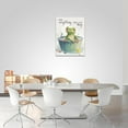 thumbnail image 5 of XUFX Frog Bathroom Decor Wall Art Frog Poster Funny Frog Pictures for Bathroom Funny Bathroom Signs Canvas Print Painting Funny Animal Wall Décor Artwork Ready to Hang Unframed 11x14inch, 5 of 5