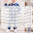 thumbnail image 4 of WUANDIXFA Baby Girl Outfit Set Toddler Baby Girls Flannel Fleece Warm Winter Pajama Loungewear Set,White,5-6 Years, 4 of 8