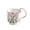 White, variant on Black Ceramic Coffee Cup 350Ml Vintage Floral Design Home Breakfast Mug Orchid Forest