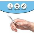 thumbnail image 2 of Bianco Brothers Instruments Curved Blade Manicure Scissors, Ergonomic and Sturdy Design with Sharp and Reliable Stainless Steel Blades Nail Scissors, Nail Tools Made in the US, 2 of 6