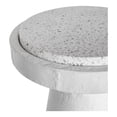 thumbnail image 3 of Moe's Home Collection Book Accent Table White Stone Side Tables, 3 of 4