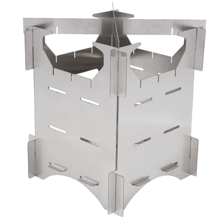 VGEBY Camping Wood Stove, Super Ventilation Folding Wood Stove, Lightweight  High Hardness For Outdoor Backpacking | Walmart Canada
