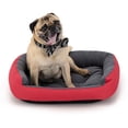 thumbnail image 1 of Cama para Perro PETS APPAREL HILLS Fucsia Gris Resistente y Confortable, 1 of 8