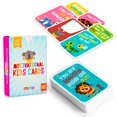 thumbnail image 2 of Tarjetas de afirmación Merka para niños Notas de almuerzo para niños Notas de lonchera para niños Juego de 50 tarjetas flash Tarjetas de afirmación diarias Notas de lonchera para niños Afirmación posi, 2 of 5