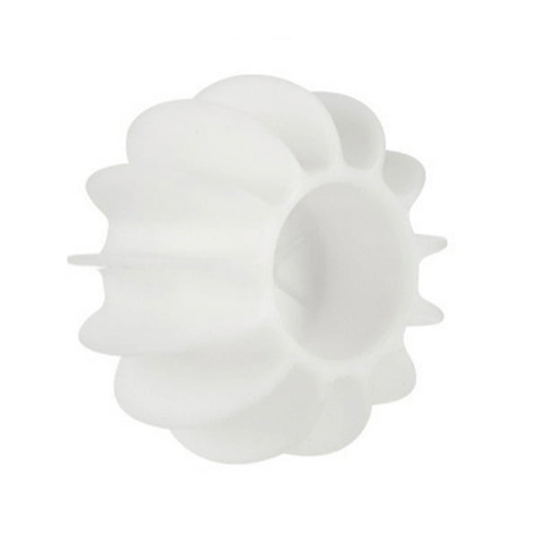 Bola mágica de silicona ecológica para lavadora, 6 uds. (blanco)