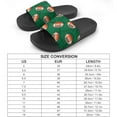 thumbnail image 2 of GZHJMY Stylish Slides for Women Men, American Football Balls Seamless Pattern Soft Flexible Slip-on Sandals Slippers, 2 of 7