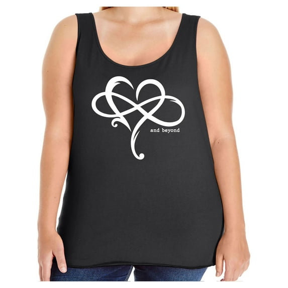 Heart Infinity and Beyond Womens Tank Top