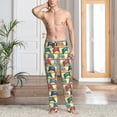 thumbnail image 6 of Lsque Retro With Joysticks Print Men's Pajama Pants, Lounge Pant - Comfortable Home Wear,Elastic Waistband, Stylish Design-X-Large, 6 of 9