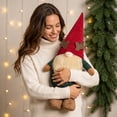 thumbnail image 5 of Cififendec Oversized Christmas Corduroy Antler Gnome Figurine, Tall Faceless Santa Style Doll for Bedroom Nightstand Decor, Holiday Gifting Matching Styling Plan, 5 of 7