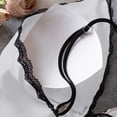 thumbnail image 4 of Loose Pajamas for Women Women's Lace Trim Nightgown Spaghetti Strap V-Neck Bowknot Slip Sleep Dress Summer Lightweight Nightdress with Built in Bras White M, 4 of 6