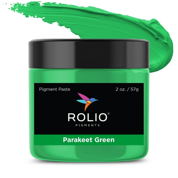 Green Pigment Paste for Epoxy Resin, Parakeet Green, 2oz Jar - Resin Pigment, Epoxy Resin Dye Paste, Epoxy Paint, Resin Paste Pigment, Epoxy Resin Color Pigment Paste, Mica Powder Paste