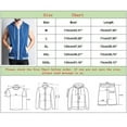 thumbnail image 3 of Aligament Hoodies For Men Tank Tops Casual Spring Summer Sleeveless Hooded Tee Shirt Blouse With Pockets Oversized Hoodie Vest Zipper Sweatshirt ,White, 3 of 6