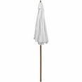 thumbnail image 4 of Northlight 8.5ft Outdoor Patio Market Umbrella with Wooden Pole, Gray, 4 of 4