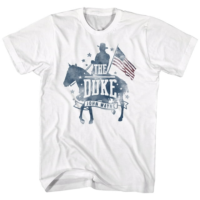John Wayne Icons Patriotic Silhouette Adult Short Sleeve T Shirt
