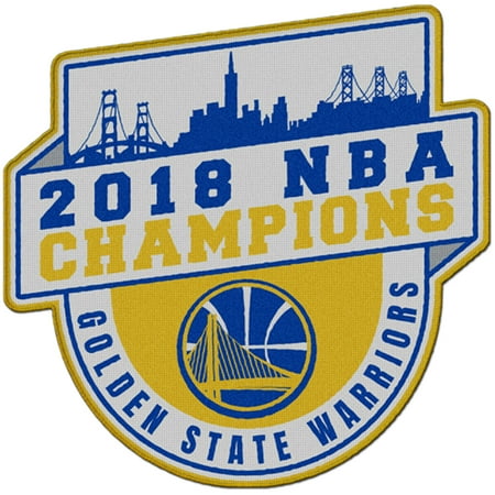 Finals Champions Patch - Golden State Warriors 2018 NBA Finals Champions Run the Table Fan Patch - No Size