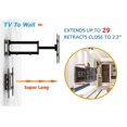 thumbnail image 6 of Mount Plus MP-L28-600 Long Arm Full Motion TV Wall Bracket with 29 inch Extension Articulating Arm | Fits Screen Sizes 32 to 70 Inch (29" Extension Dual Stud 32" to 70"), 6 of 8