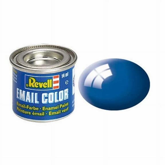 Revell Enamels 14ml Paint Tinlet, Blue Gloss RAL