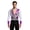 Purple, variant on Men Latin Dance Jumpsuit Shirt V Neck Long Sleeve Ballet Dance Unitard Leotard Tango Rumba Gymnastics Bodysuit Dancewear Red S