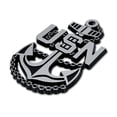 thumbnail image 3 of Officially Licensed USN Navy Anchor OEM Chrome Emblem for Cars, Trucks, and All Auto - Universal Fit at 3.25" x 2.1" - All Weather, 3 of 7