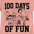 thumbnail image 3 of Peanuts - 100 Days Of Fun - Toddler & Youth Girls Short Sleeve Graphic T-Shirt, 3 of 6