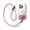 Pink, variant on Ringke Holder Link Clear Strap [Strap + Phone Tether Tab] for Cell Phone Case, Adjustable Lanyard Strap with Anti-Tearing Technology Transparent Pads for Universal Smartphone - Black & White
