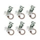 thumbnail image 2 of 6 anillos para servilletas, hebillas para servilletas, decoración de mesa, servilletas de madera Blanco, 2 of 9