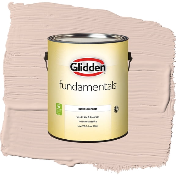 Glidden Fundamentals Belle of the Ball / Pink, Eggshell Interior Paint, 1 Gallon