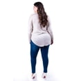 thumbnail image 3 of Blusa manga murcielago Roman Fashion Tallas Extras 8848 Beige 38, 3 of 6