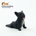 thumbnail image 6 of New French Bulldog Tongue-Sticking Small French Bucket Car Decoration Simulation Animal Dog Model French Bulldog, 6 of 11
