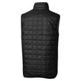 thumbnail image 3 of Men's Cutter & Buck Black Detroit Lions Rainier PrimaLoft Eco Insulated Full-Zip Puffer Vest, 3 of 3
