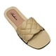 thumbnail image 1 of Sandalias deslizantes para mujer, zapatillas informales de tacón bajo, diapositivas de moda para interiores y exteriores para 36 37, 1 of 8