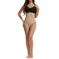 thumbnail image 2 of INSPIRE CHIC Women's Mesh High Waist Tummy Control Thigh Slimmers Slip Shorts for Under Dresses Shapewear XL Beige, 2 of 6