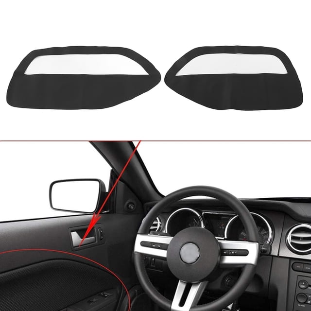 Door Panel Insert Card Cover, Microfiber Leather Replacement for 2005 2009, with Waterproof Function and French Double Seams