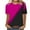 Hot Pink, variant on Riecok Summer Short Tops Sleeve Shirts for Girls Collared Neck Comfortable Shirt Kids Clothes Toddler Kids Girls Casual Loose Shirts Blue S