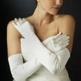 thumbnail image 1 of serony 4pcs High-End Lace Fingerless Bridal Gloves Comfortable Fix Delicate Pattern Exquisite Craft White, 1 of 6