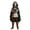 Green, variant on VZQI Kids Hooded Cape, Medieval Renaissance Cloak for Boys and Girls, Open Front Wizard Witch Costume Cape for Halloween Cosplay
