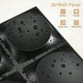 thumbnail image 5 of FLOLEOPA Black 11.8 in x 11.8 in 0.8 mm, PVC Decorative Wall Panels, 20 Pieces, 5 of 7